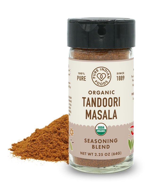 Pure Indian Foods Tandoori Masala Seasoning, Certified Organic - 2.25 oz