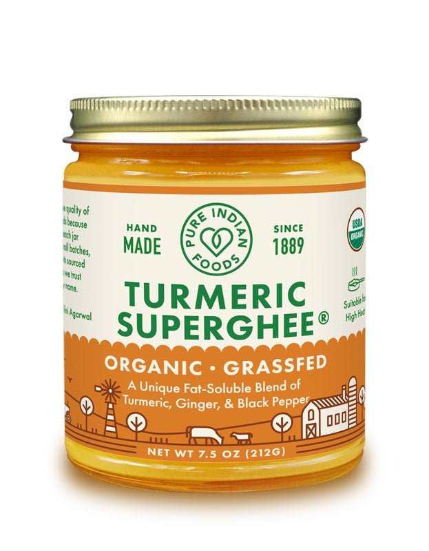 Pure Indian Foods Turmeric Superghee™, Grassfed & Certified Organic - 7.5 oz