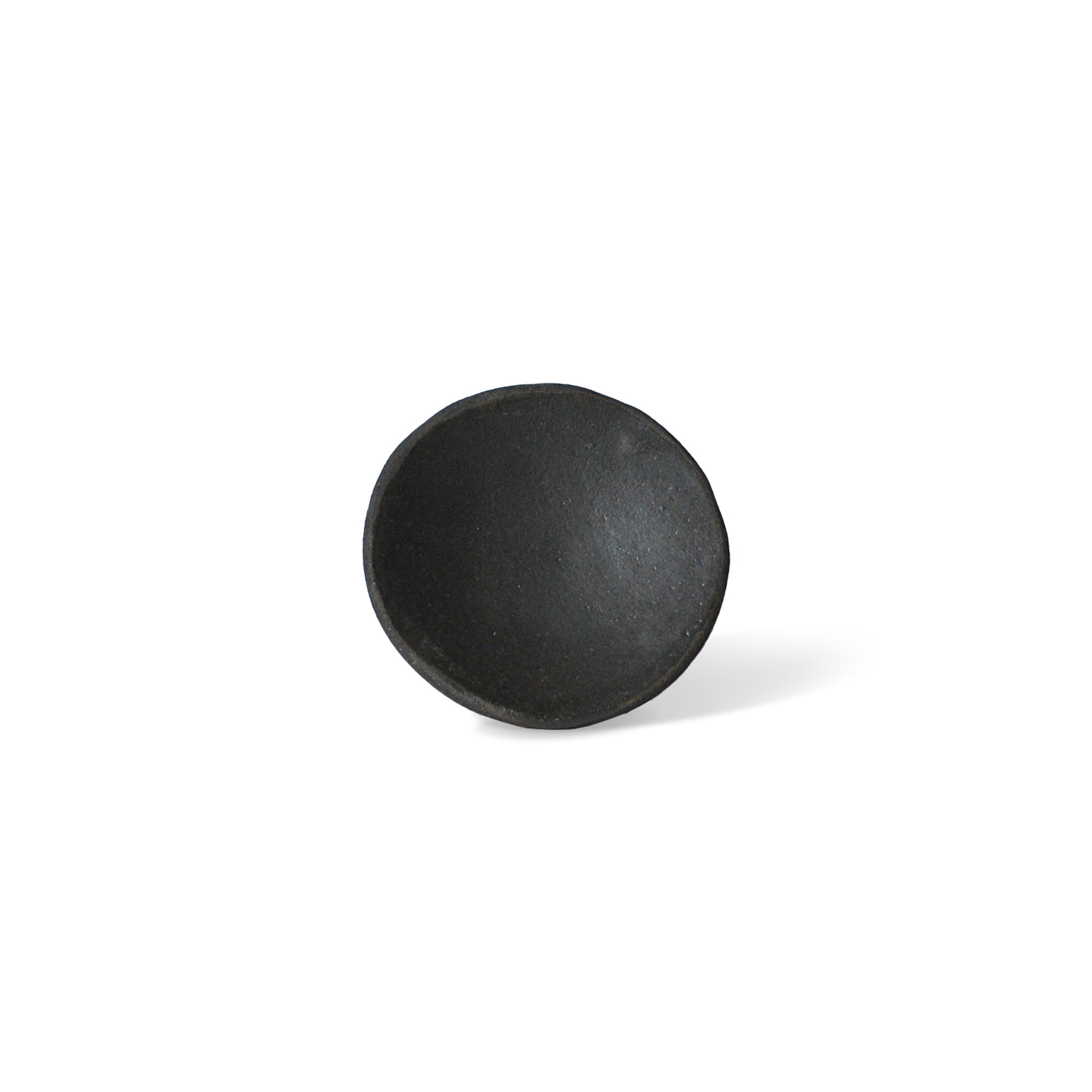 Raw Black Clay Incense Plate