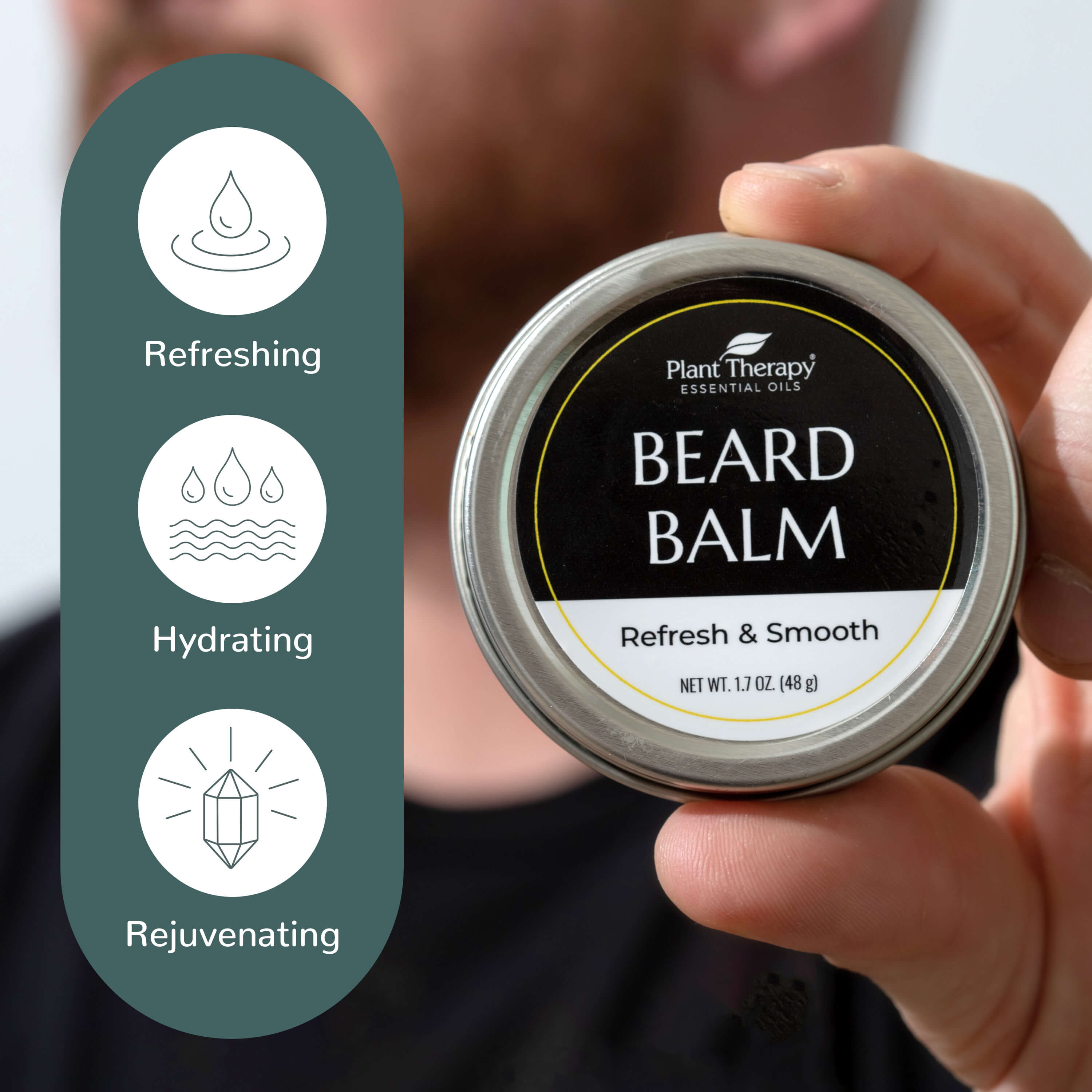 Bálsamo para barba refrescante y suave Hair Therapy