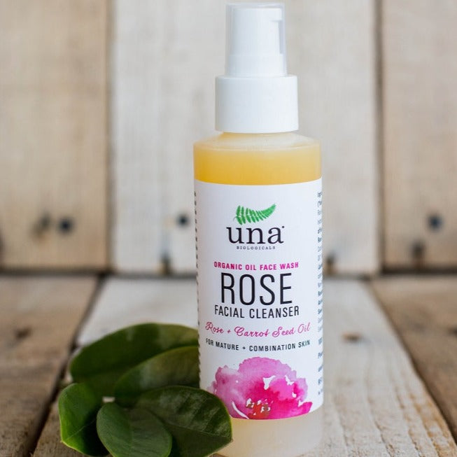 Rose Gentle Face Cleanser | Una Biologicals Skin Care