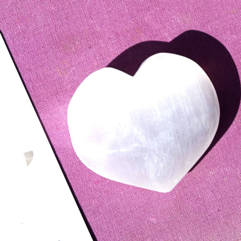 Selenite Heart