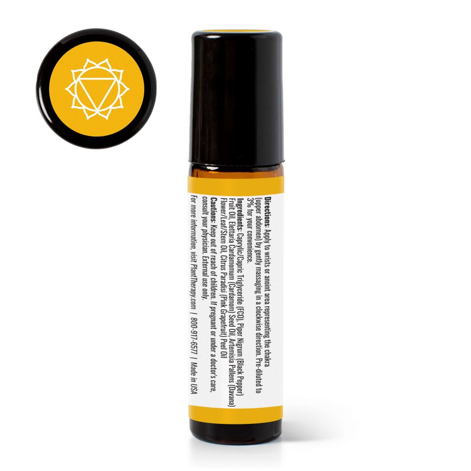 Aceite esencial prediluido en roll-on Self Manifestation (Chakra del plexo solar)