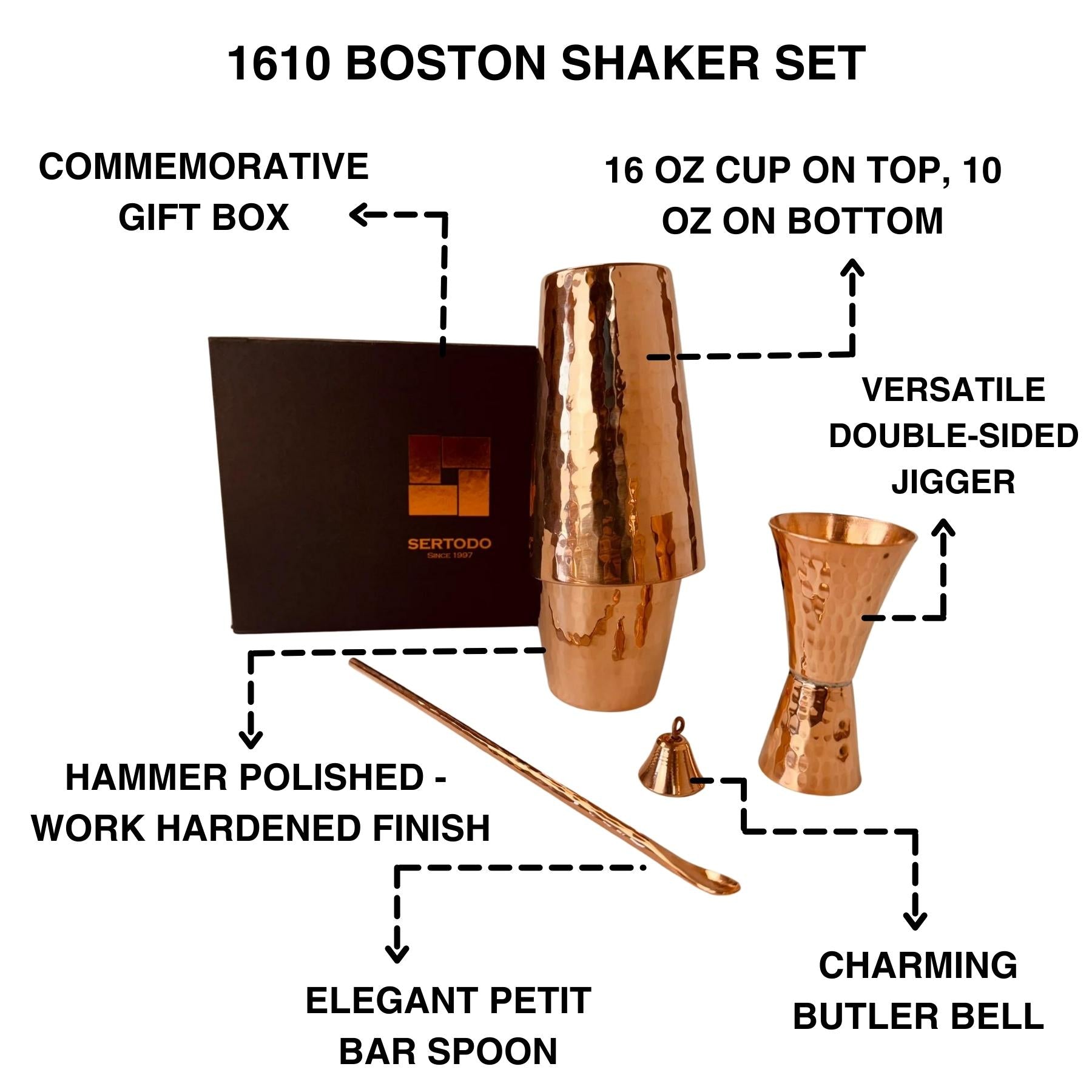 Sertodo 1610 Boston Shaker Set