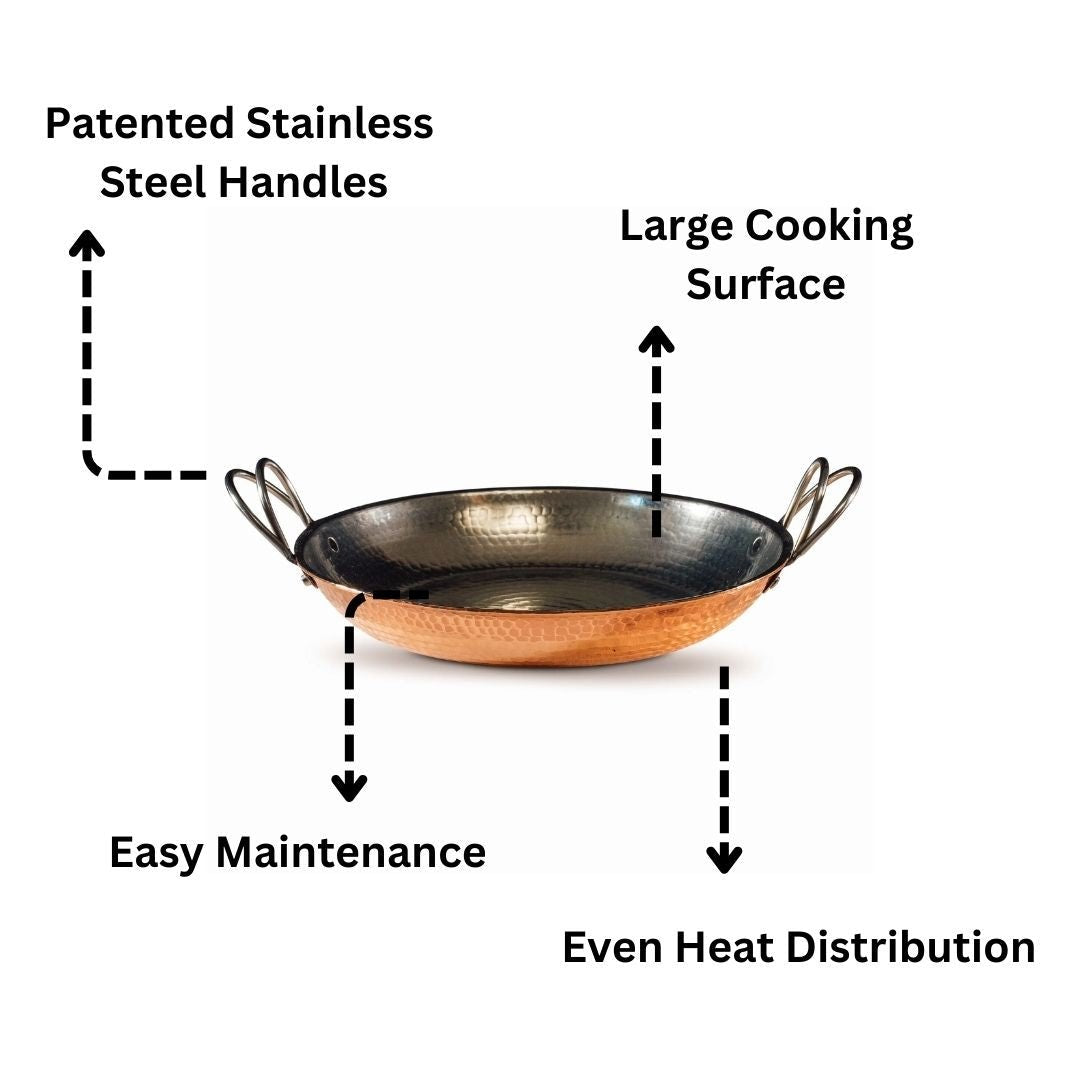 Sertodo Alicante Copper Paella Pan