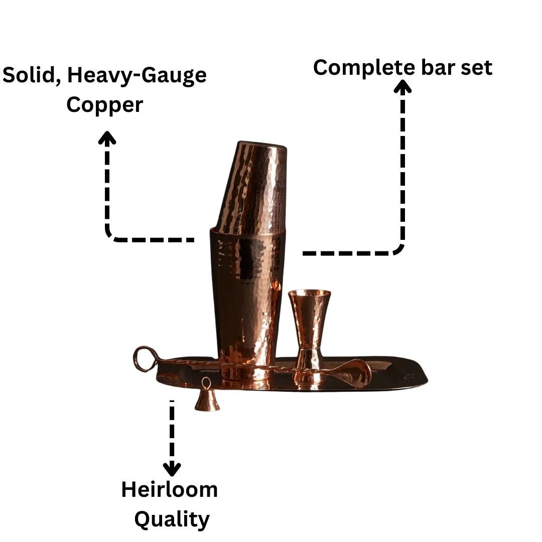 Sertodo Copper Barman's Set Up