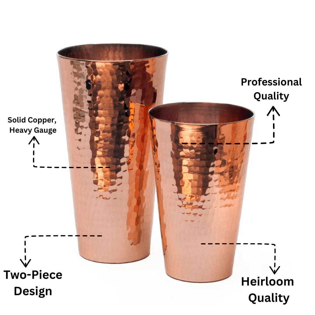 Sertodo Copper Boston Shaker Set