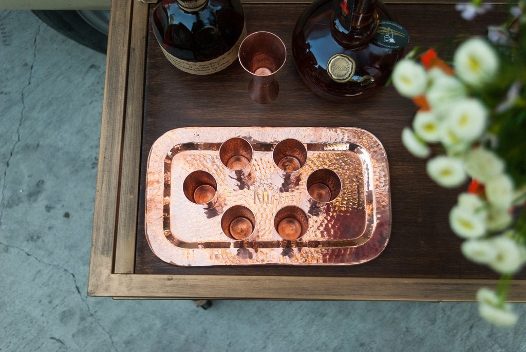 Sertodo Copper Charolita Tray