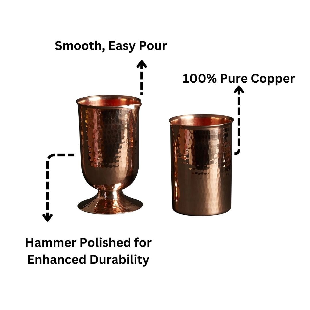 Sertodo Copper Cocktail Glasses