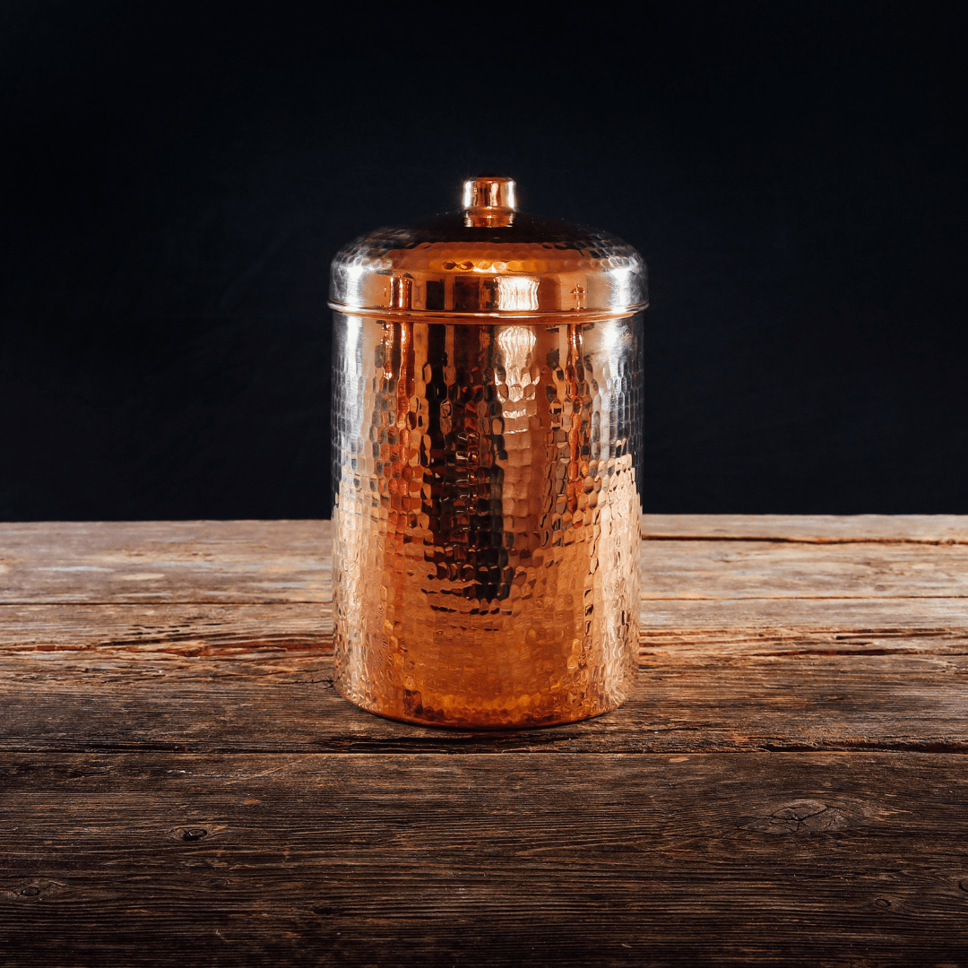 Sertodo Copper Kitchen Canisters - Large Set, 2 Pieces