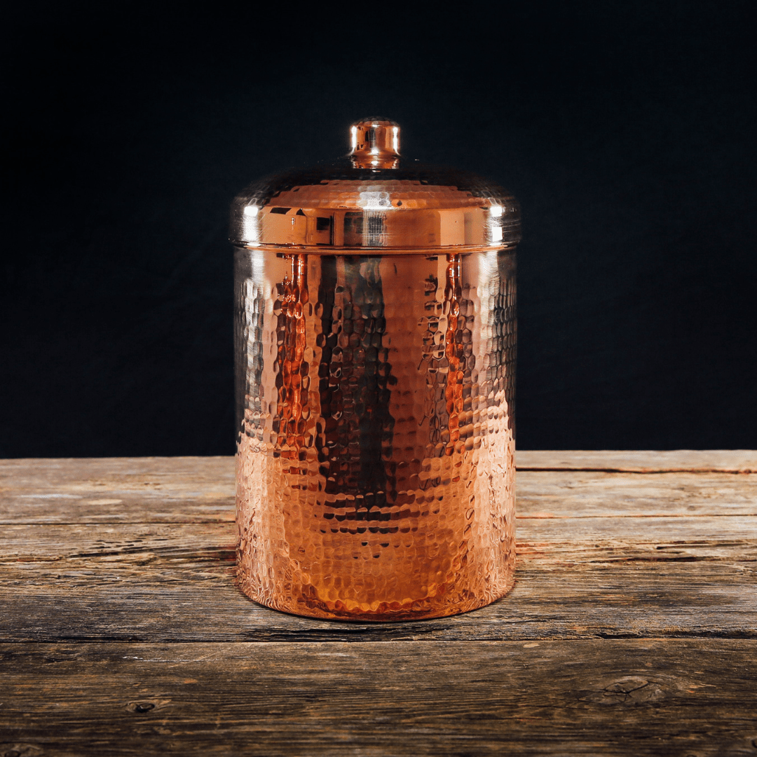 Sertodo Copper Kitchen Canisters - Large Set, 2 Pieces