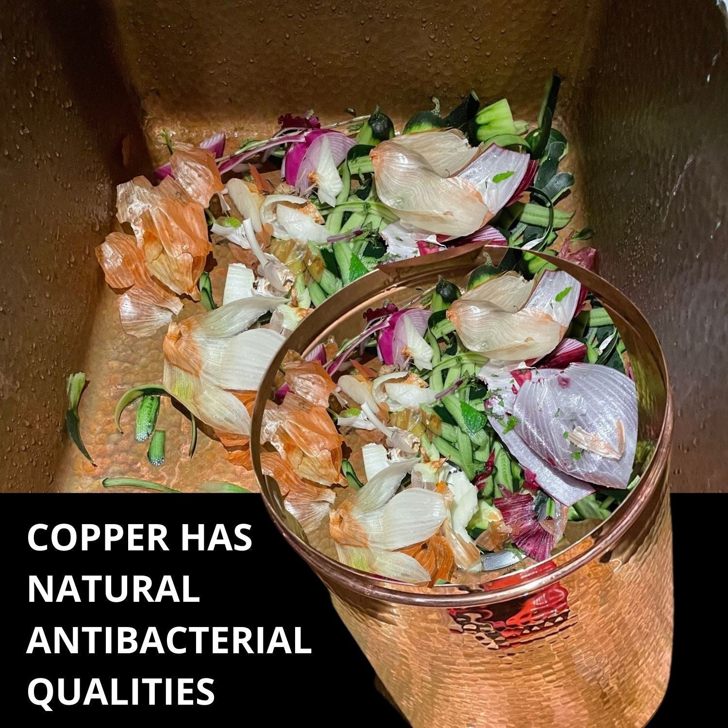 Sertodo Copper Kitchen Compost Bin (Canisters)