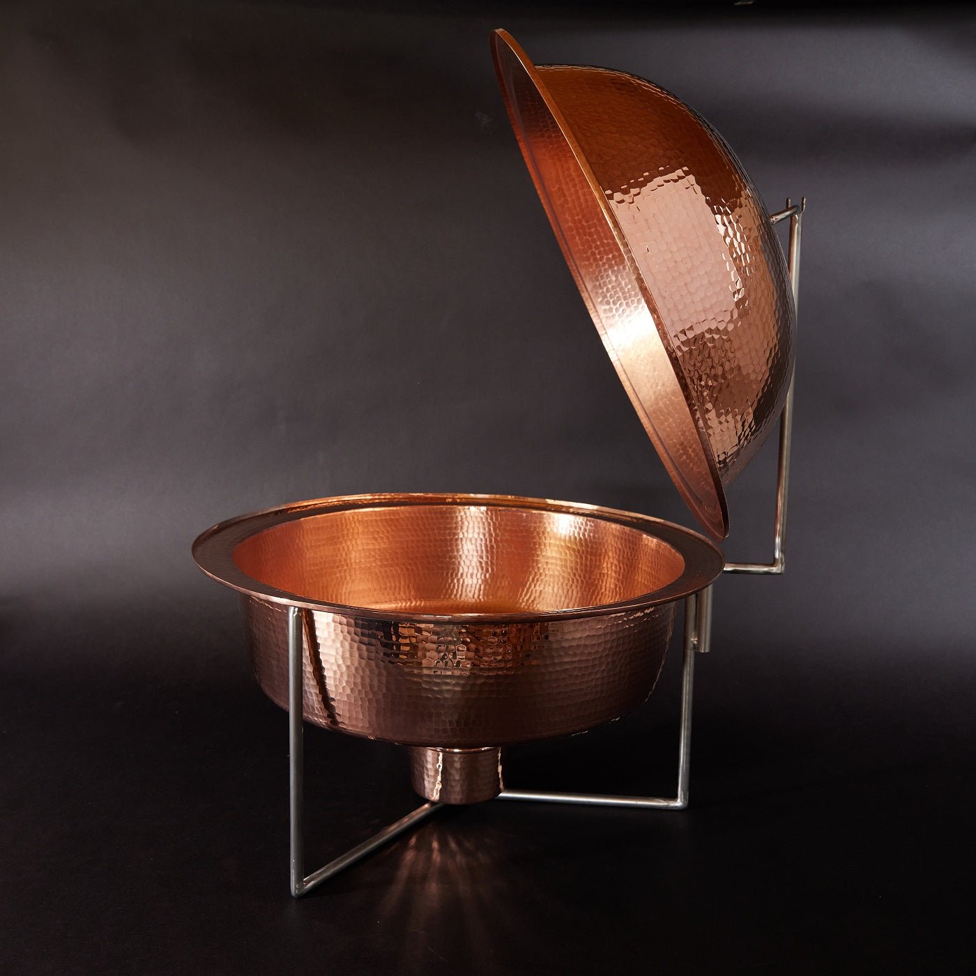 Sertodo Copper Round Dome Chafers