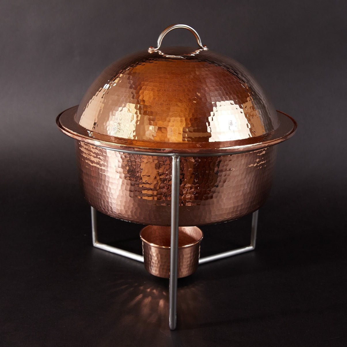 Sertodo Copper Round Dome Chafers