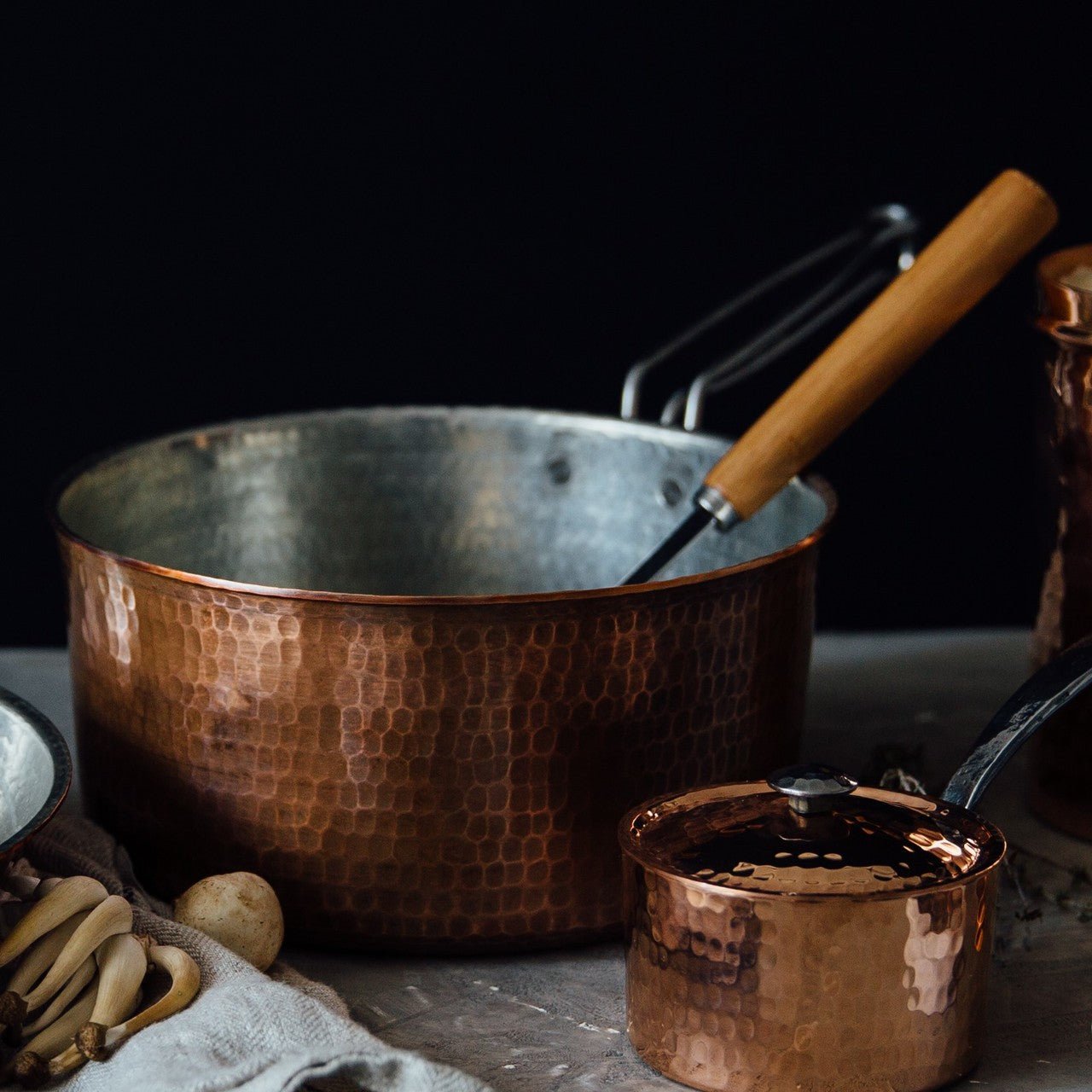 Sertodo Copper Saucepan 1.5 quart and 2.5 quart