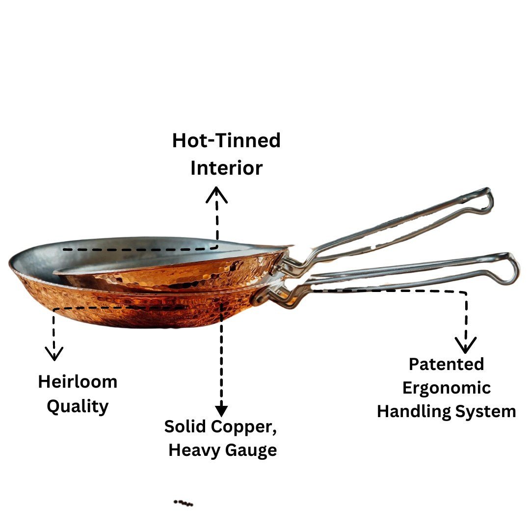 Sertodo Copper Skillets