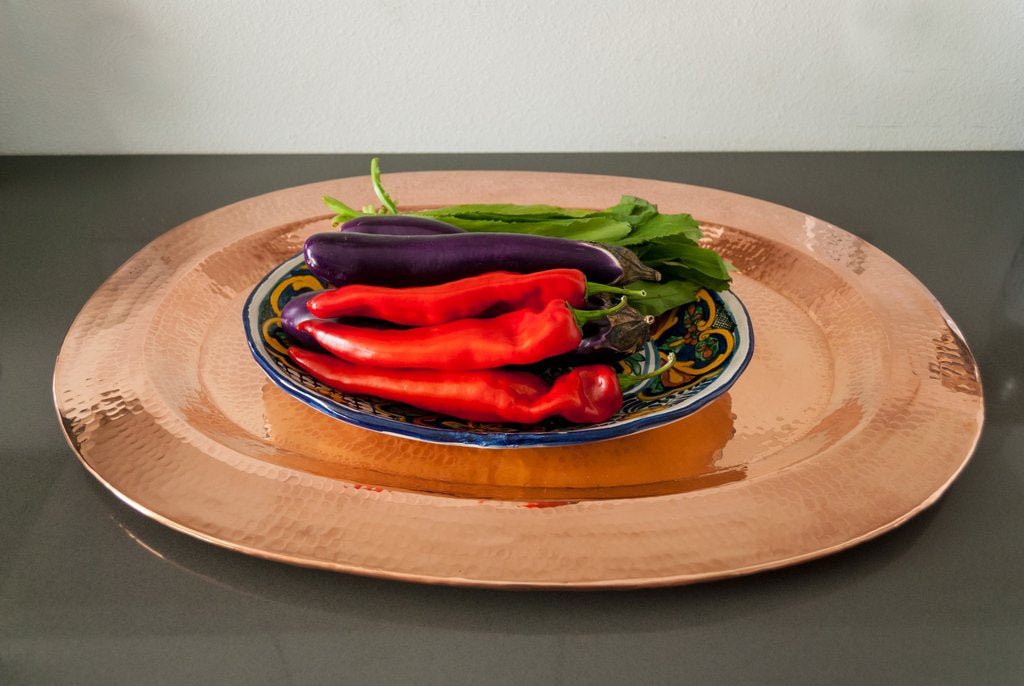 Sertodo Copper Thessaly Oval Platter