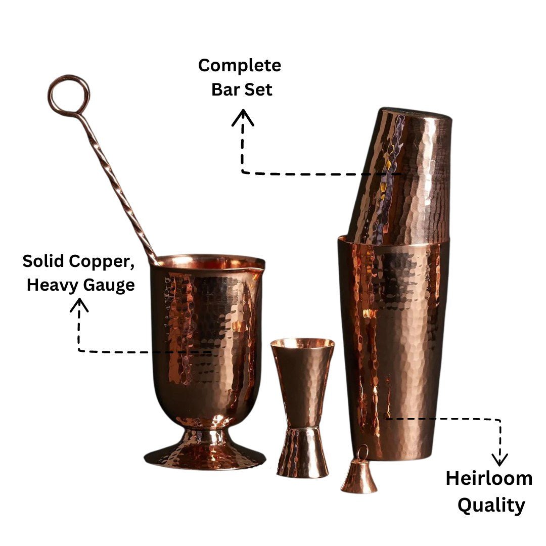 Sertodo Essential Copper Mixologist Set