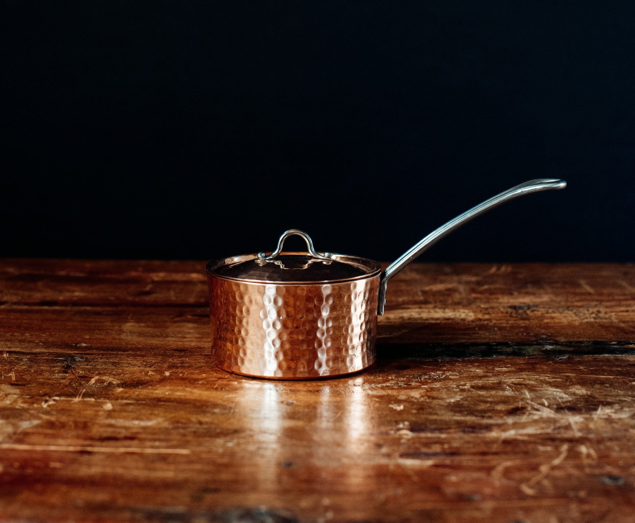 Sertodo Petite French Copper Butter Pot With Lid