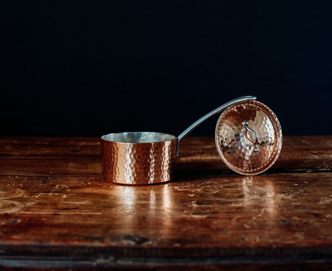 Sertodo Petite French Copper Butter Pot With Lid