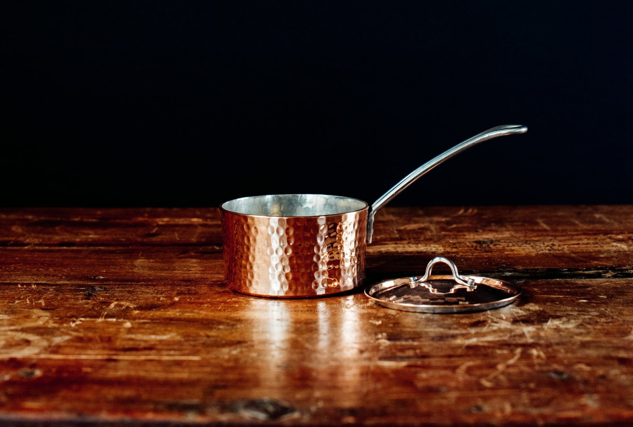 Sertodo Petite French Copper Butter Pot With Lid