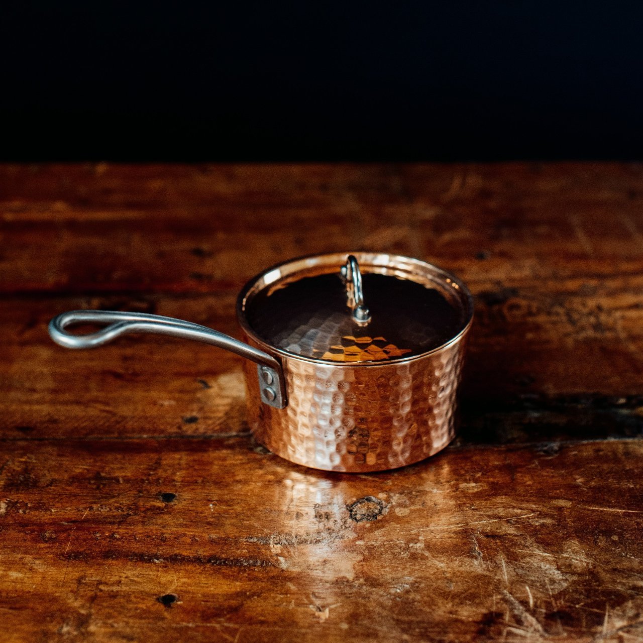 Sertodo Petite French Copper Butter Pot With Lid