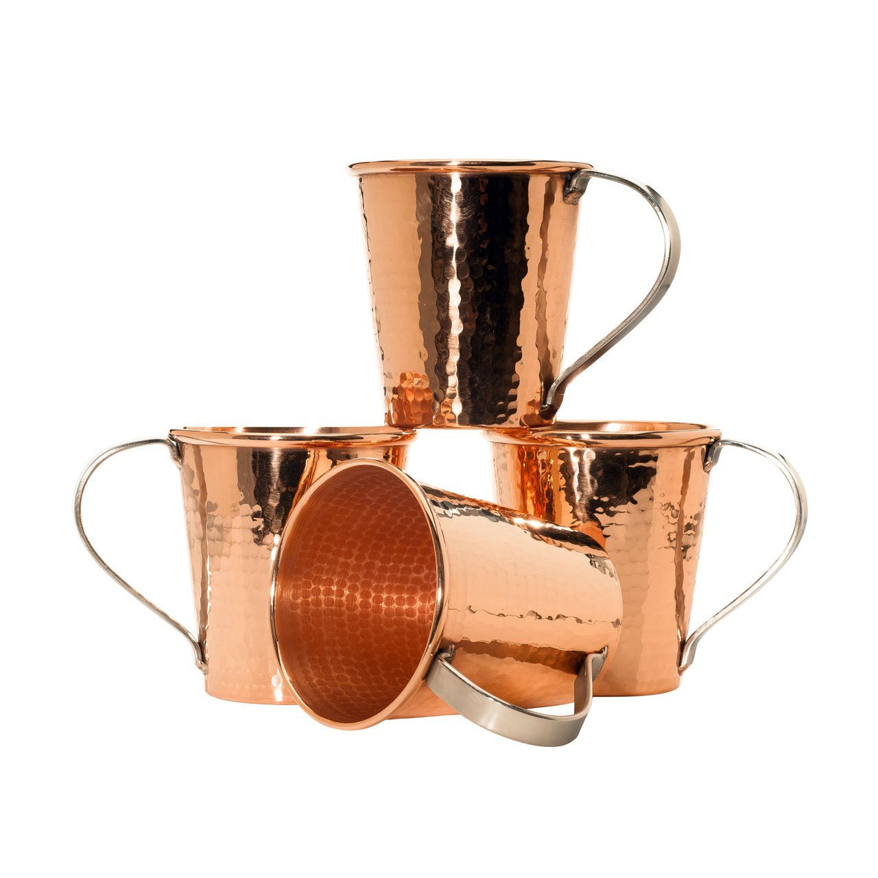 Sertodo Pure Copper Mule Mug, Stainless Steel Handle, 18 oz