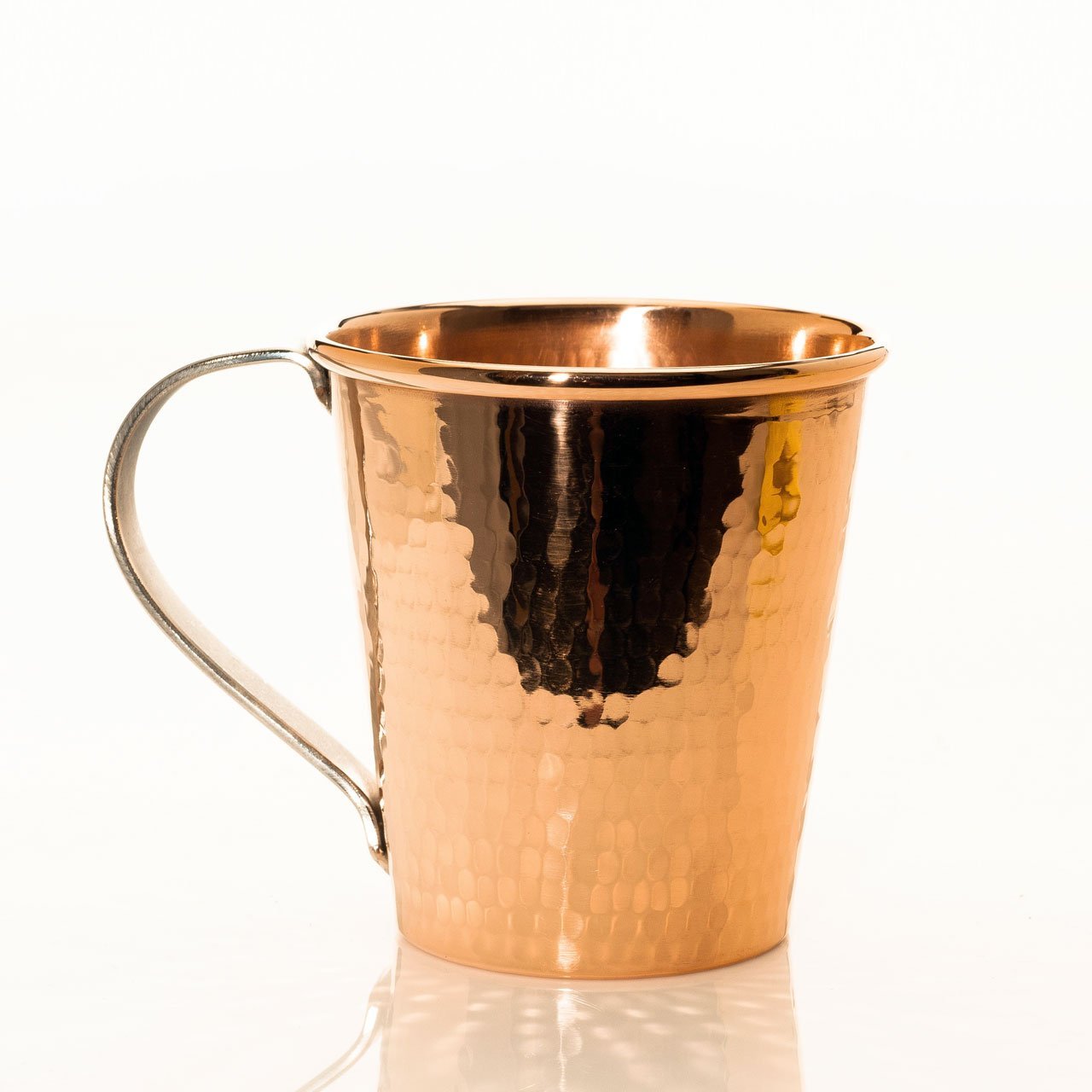 Sertodo Pure Copper Mule Mug, Stainless Steel Handle, 18 oz