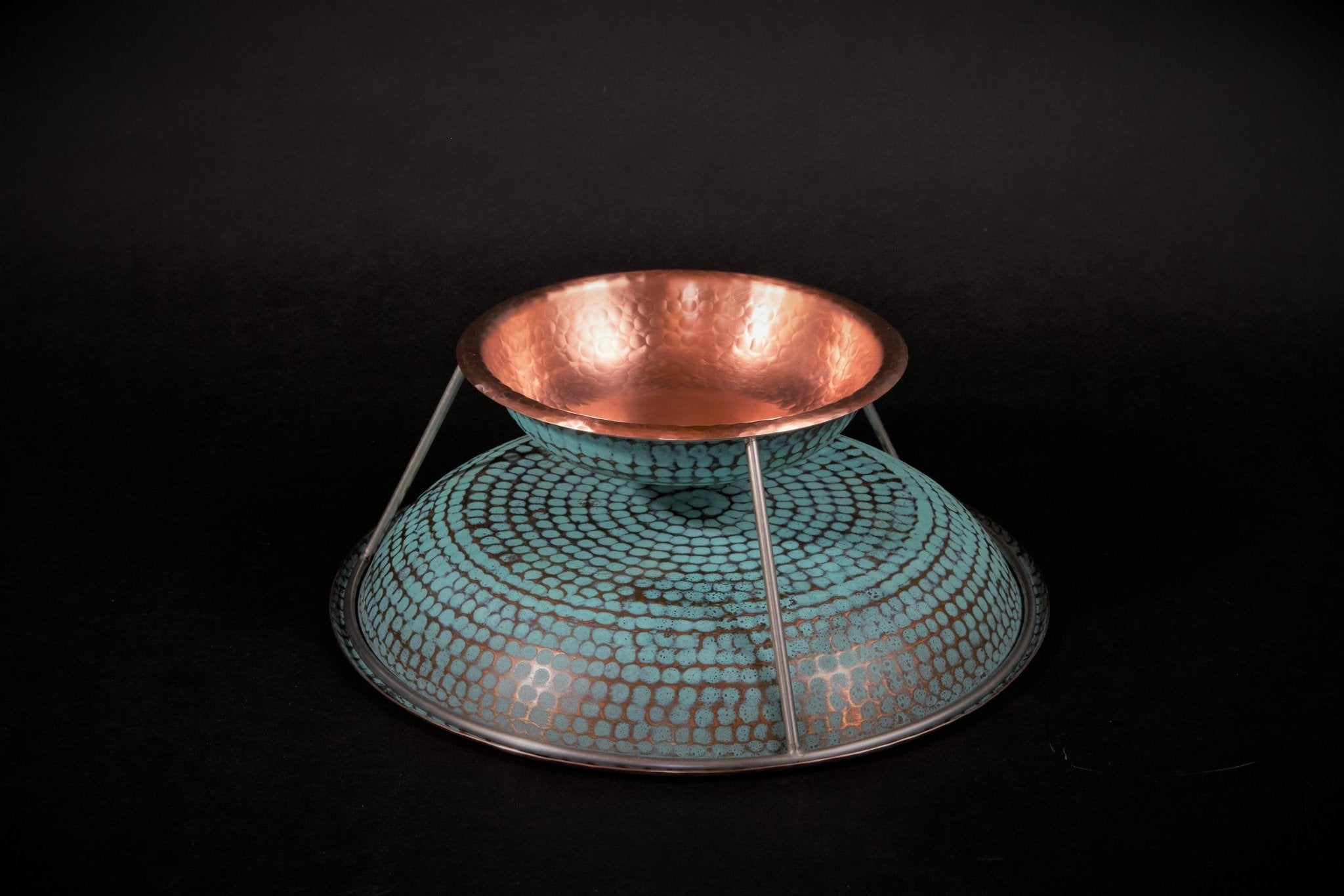 Sertodo The Copper Verdigris Oyster Tray