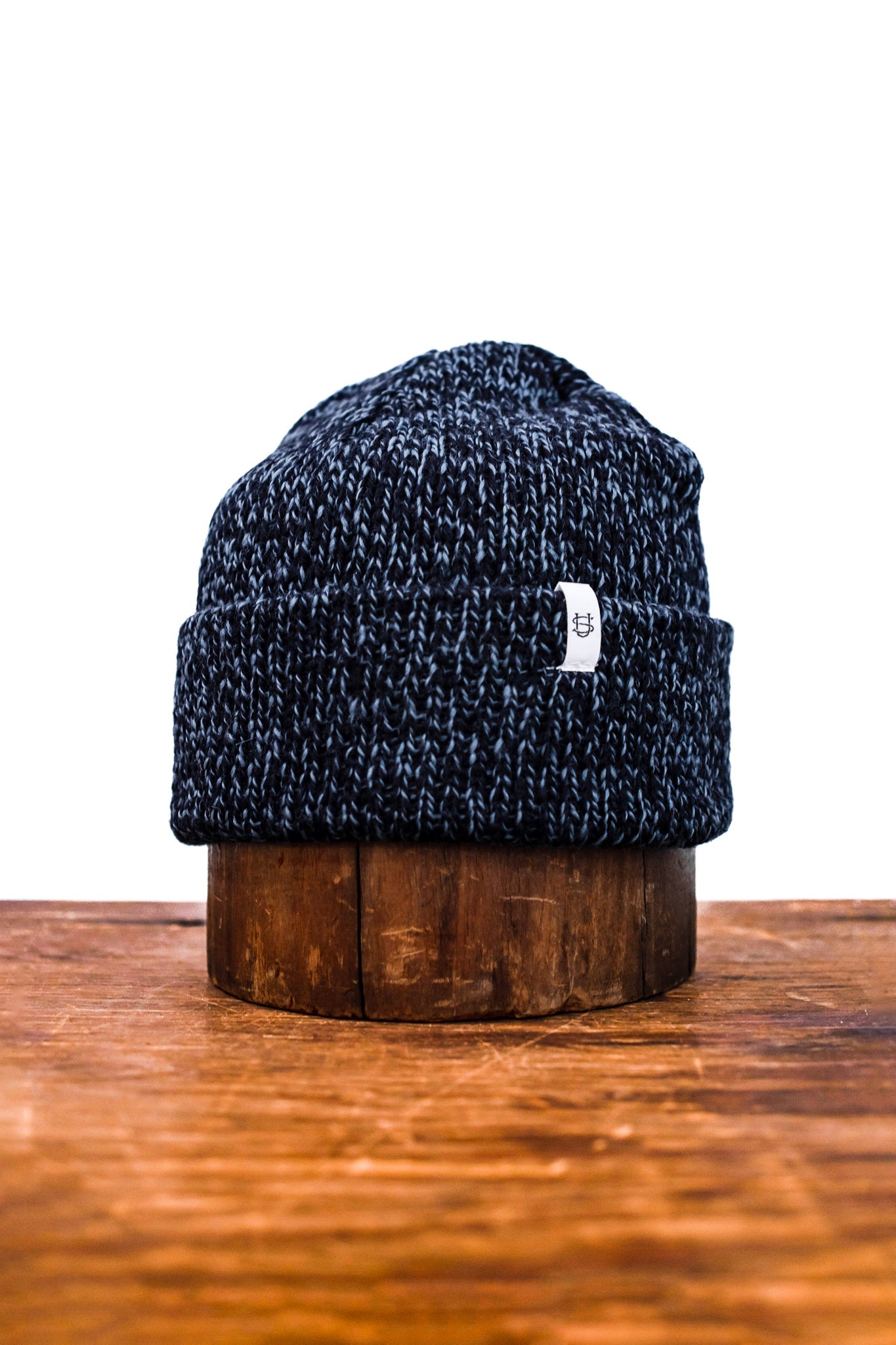 Denim Melange Ragg Wool Beanie