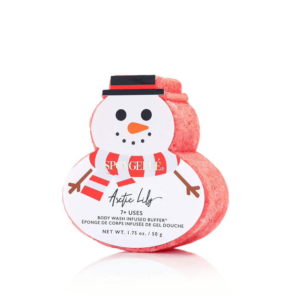 Spongellé Arctic Lily | Holiday Snowman