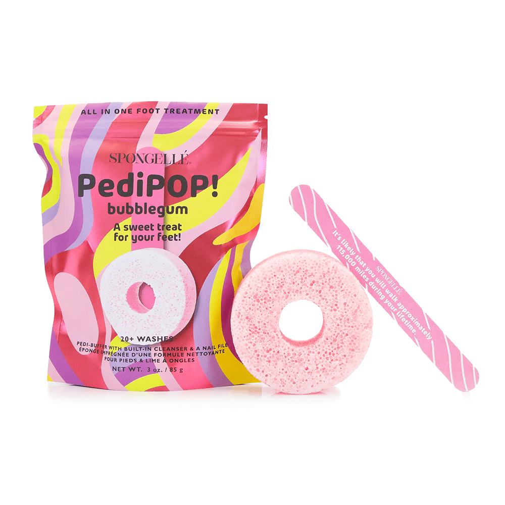 Spongellé Bubblegum | PediPOP! Pedi Buffer & Nail File