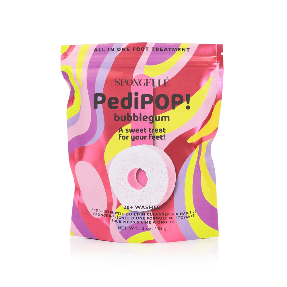 Spongellé Bubblegum | PediPOP! Pedi Buffer & Nail File