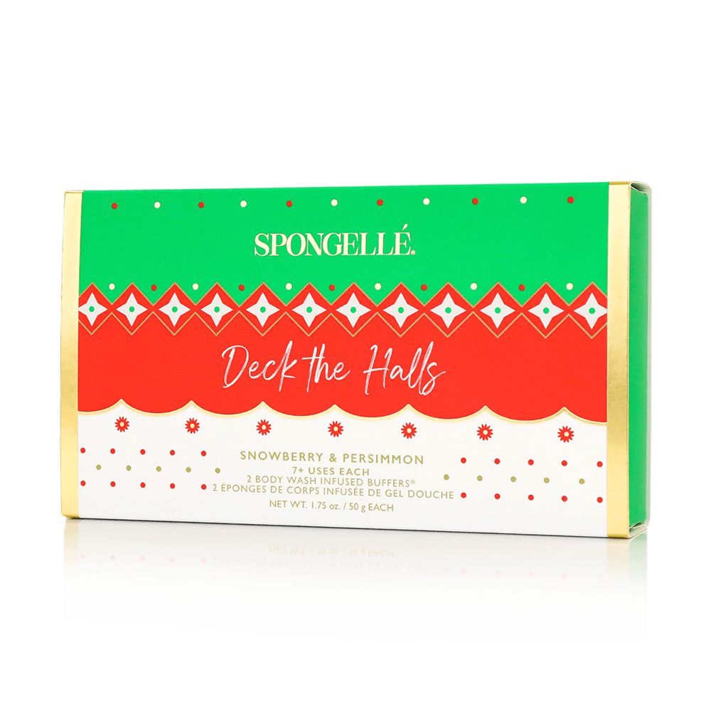 Spongellé Deck the Halls | Holiday Ornament Gift Set