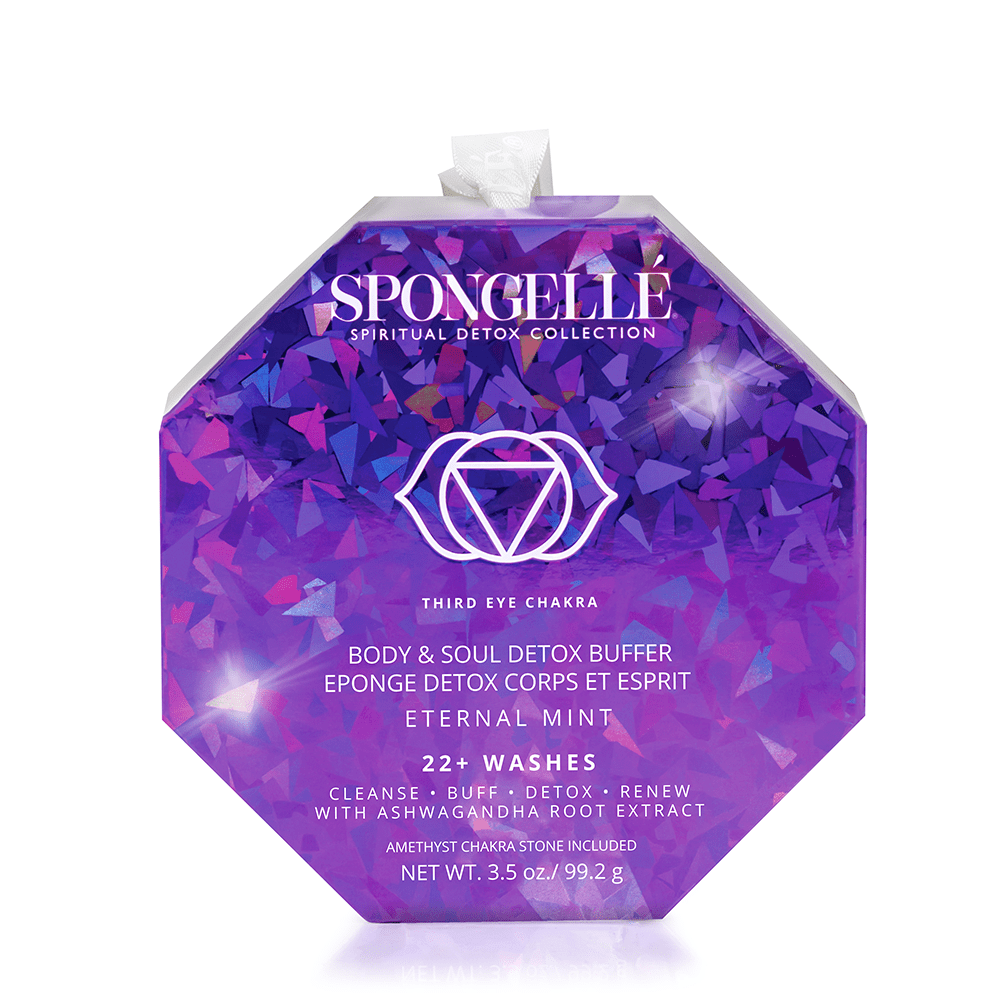 Spongellé Eternal Mint | Spiritual Detox (Amethyst)