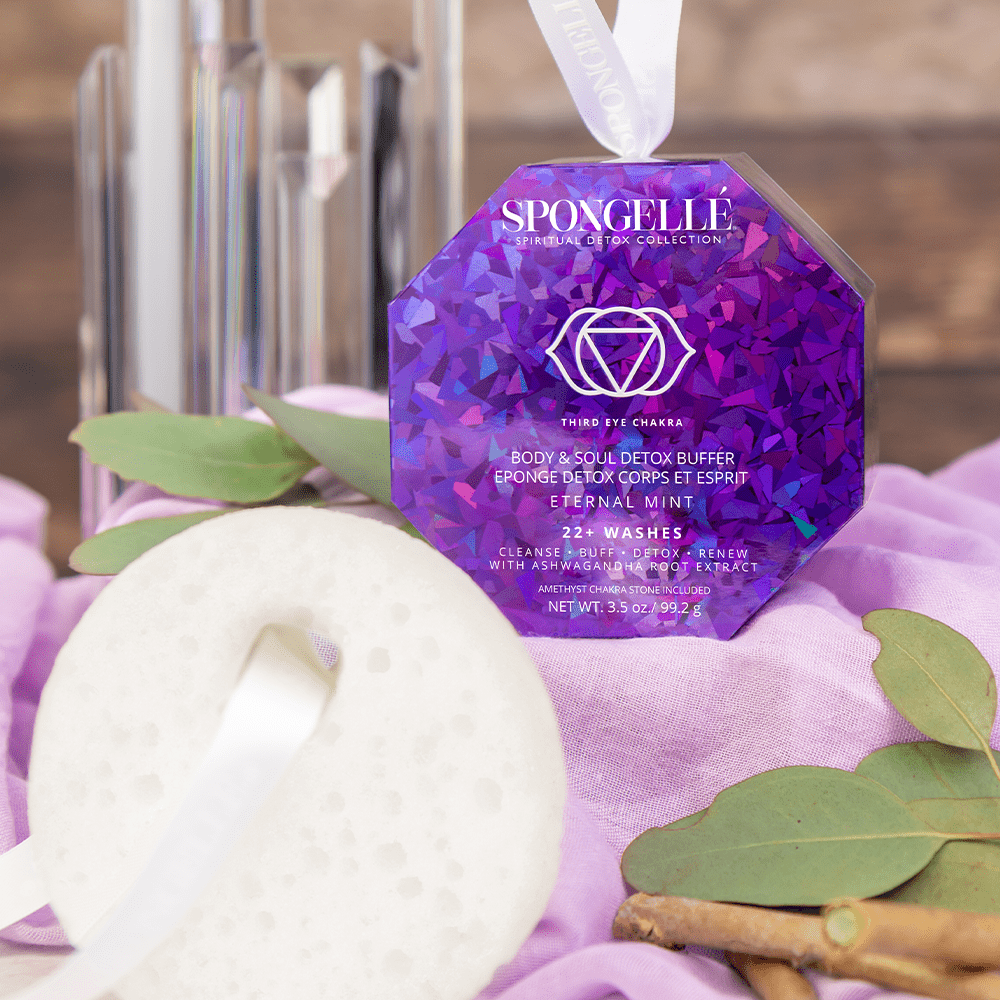 Spongellé Eternal Mint | Spiritual Detox (Amethyst)