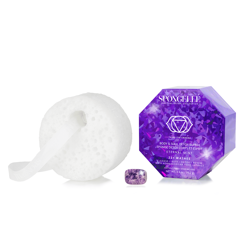 Spongellé Eternal Mint | Spiritual Detox (Amethyst)