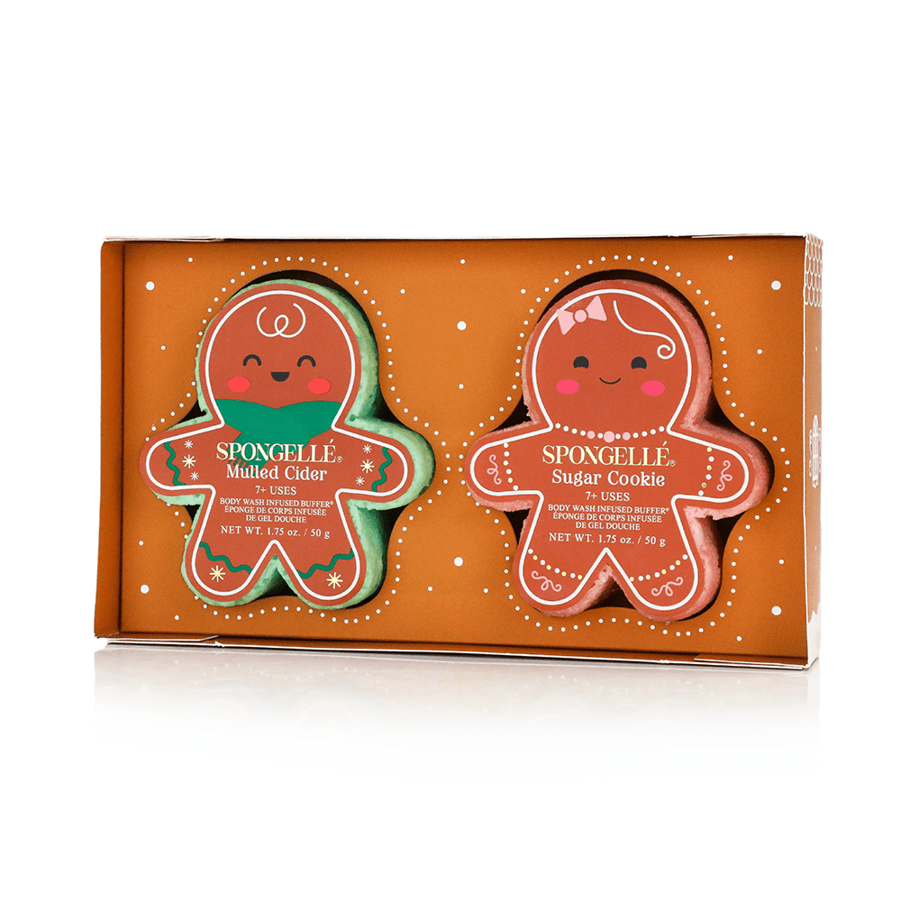 Spongellé Everything Nice | Holiday Gingerbread Gift Set