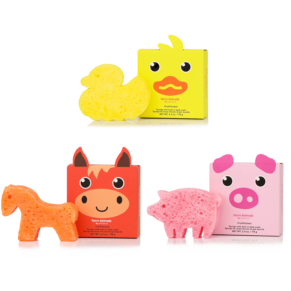 Spongellé Farm Animals Assorted Pack