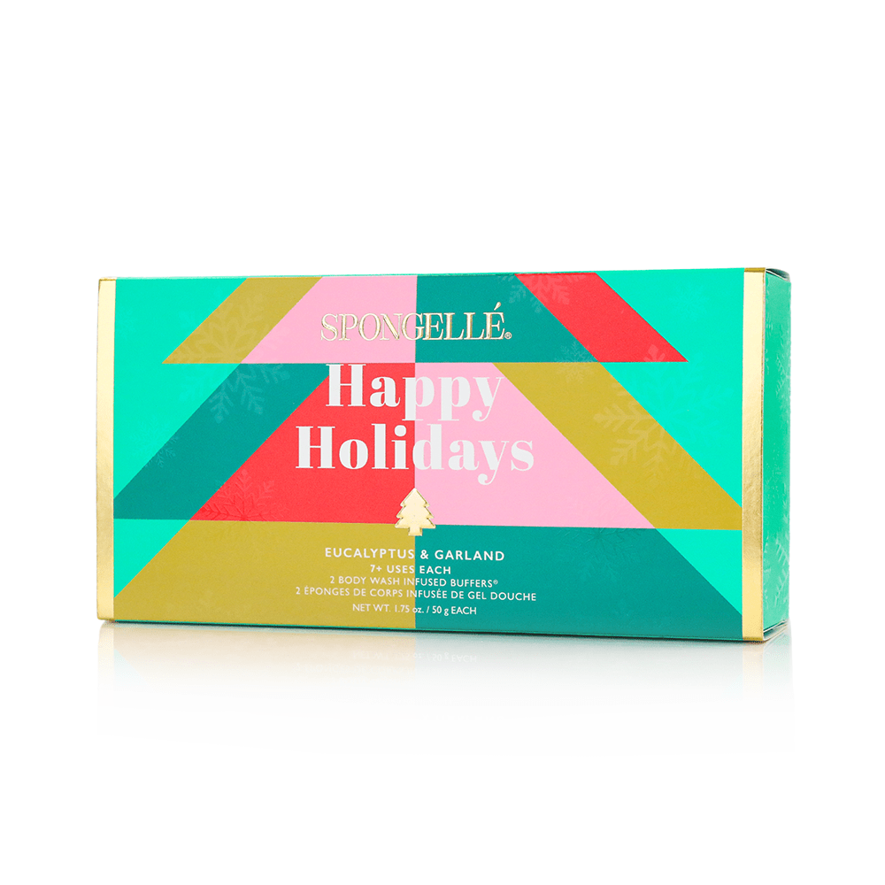 Spongellé Happy Holidays | Holiday Tree Gift Set