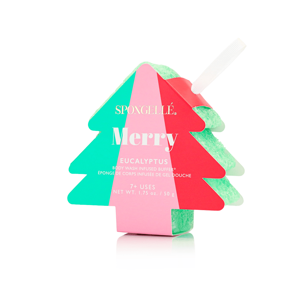 Spongellé Happy Holidays | Holiday Tree Gift Set