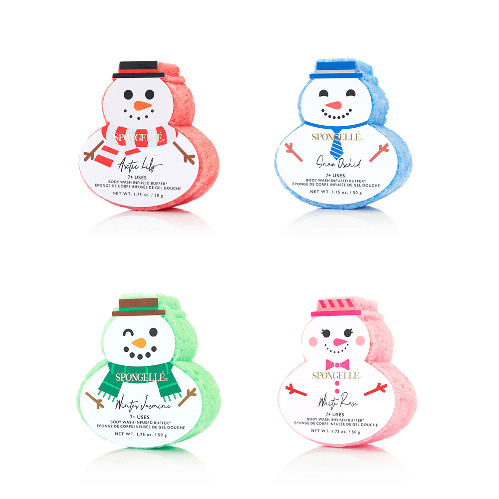 Spongellé Holiday Snowman Assorted Pack