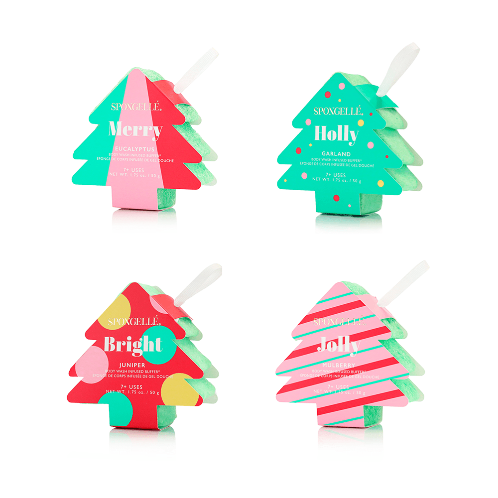 Spongellé Holiday Tree Assorted Pack