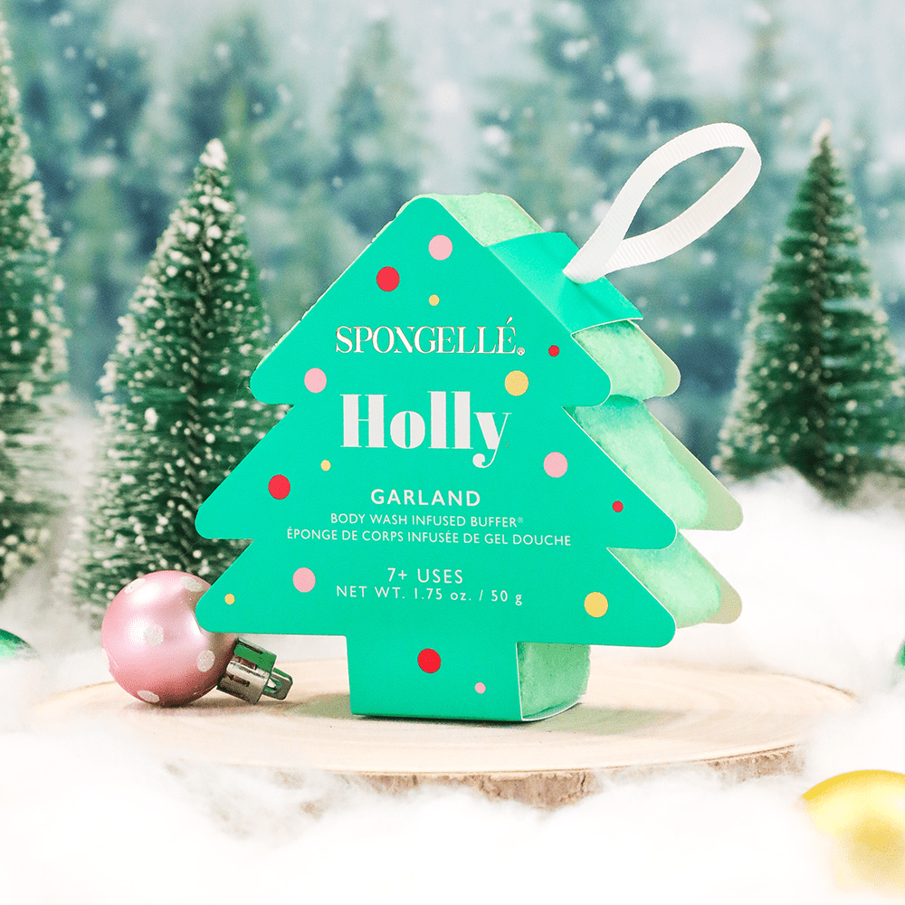 Spongellé Holly - Garland | Holiday Tree