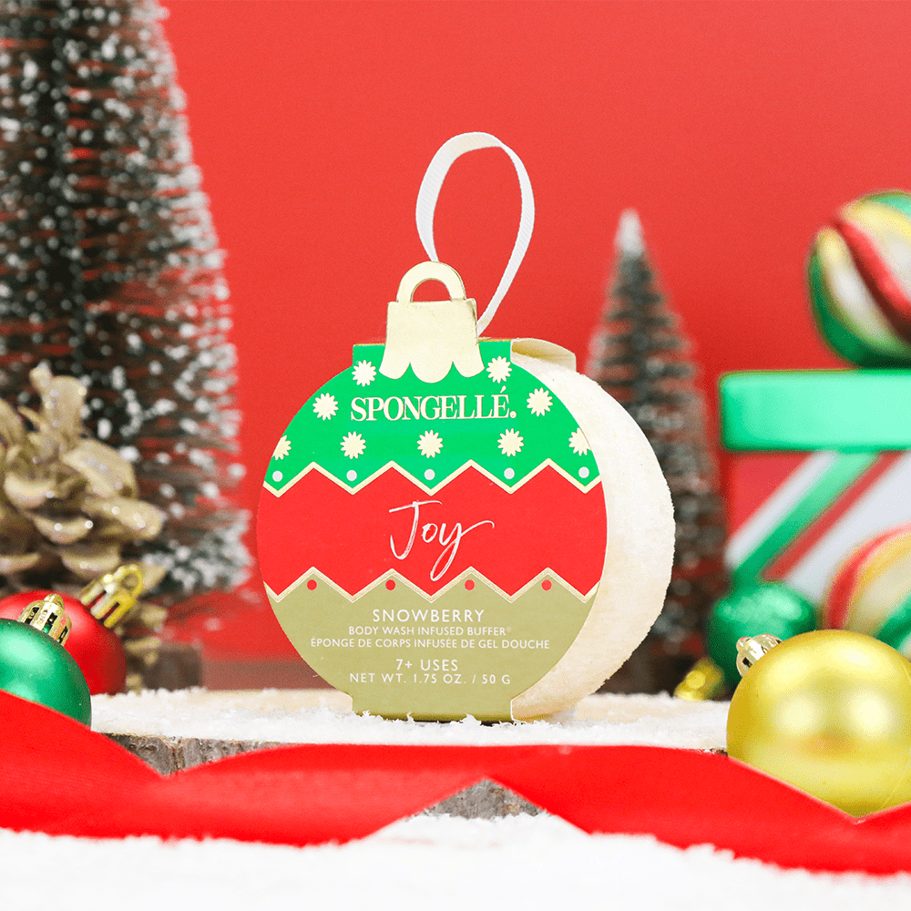 Spongellé Joy - Snowberry | Holiday Ornament