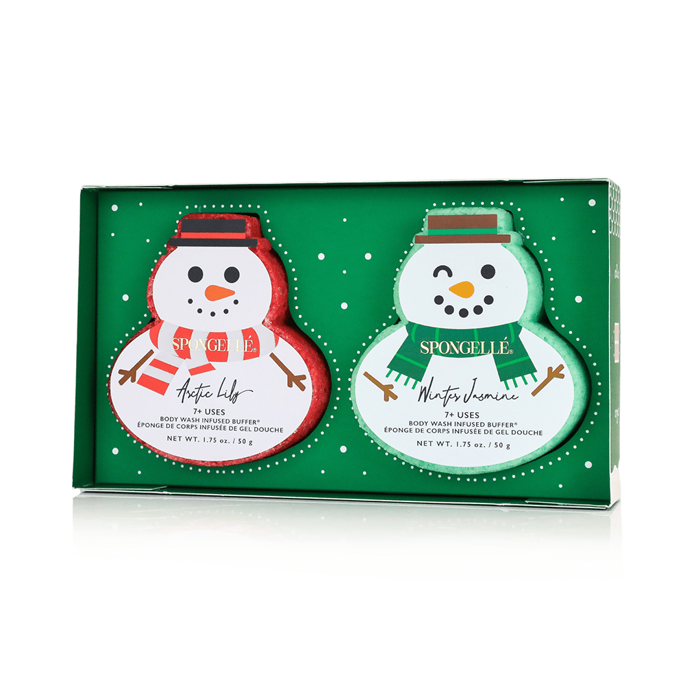 Spongellé Let It Snow | Holiday Snowman Gift Set