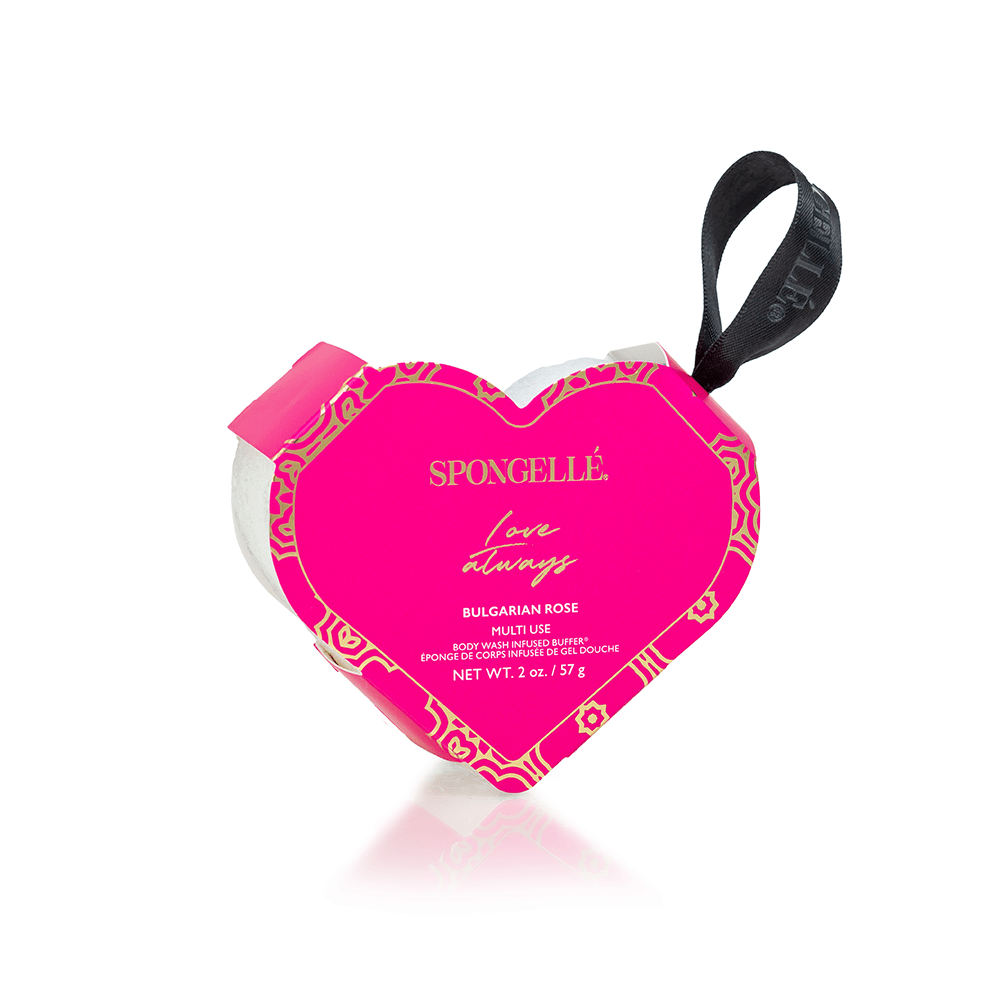 Spongellé Love Always | Bulgarian Rose Heart Buffer