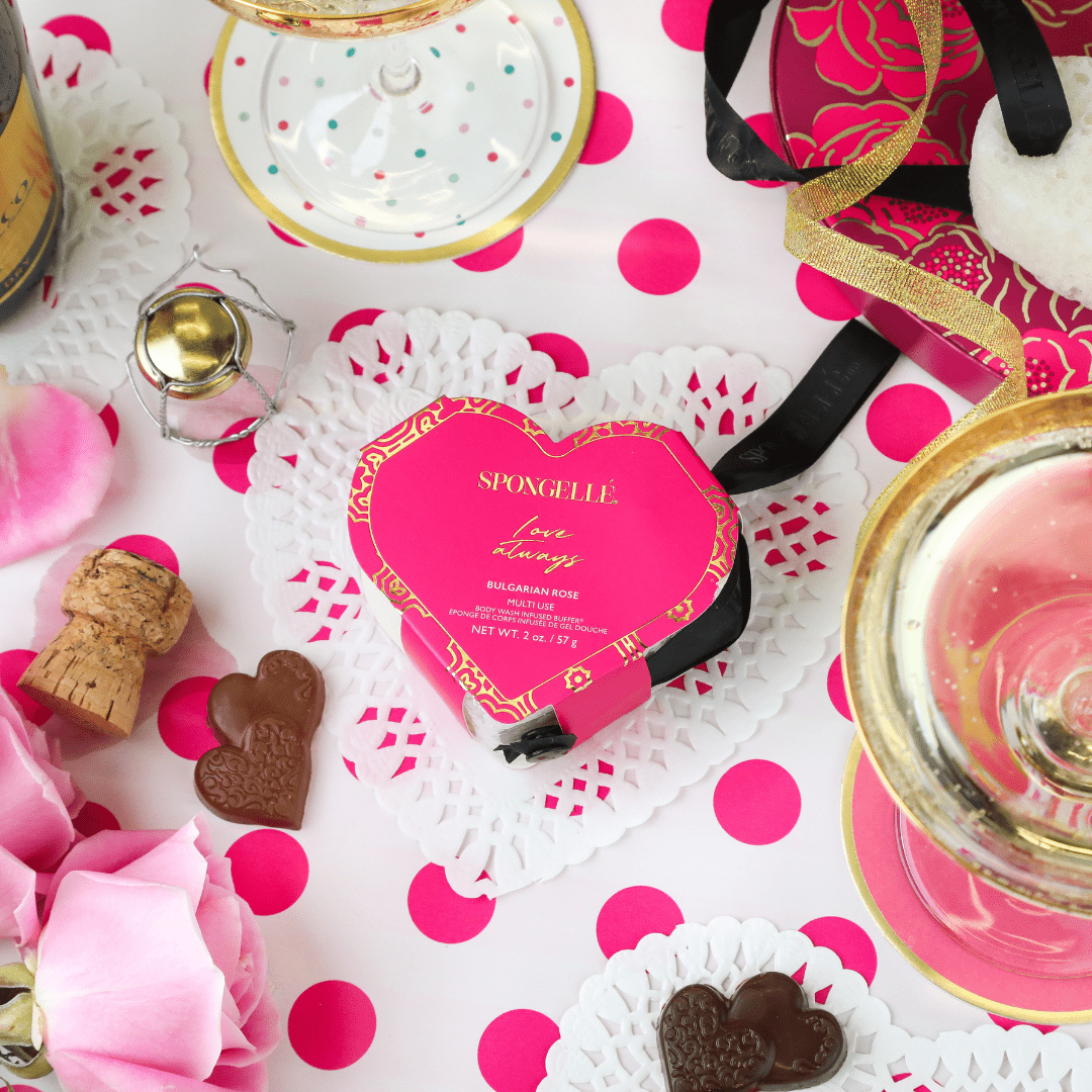 Spongellé Love Always | Bulgarian Rose Heart Buffer