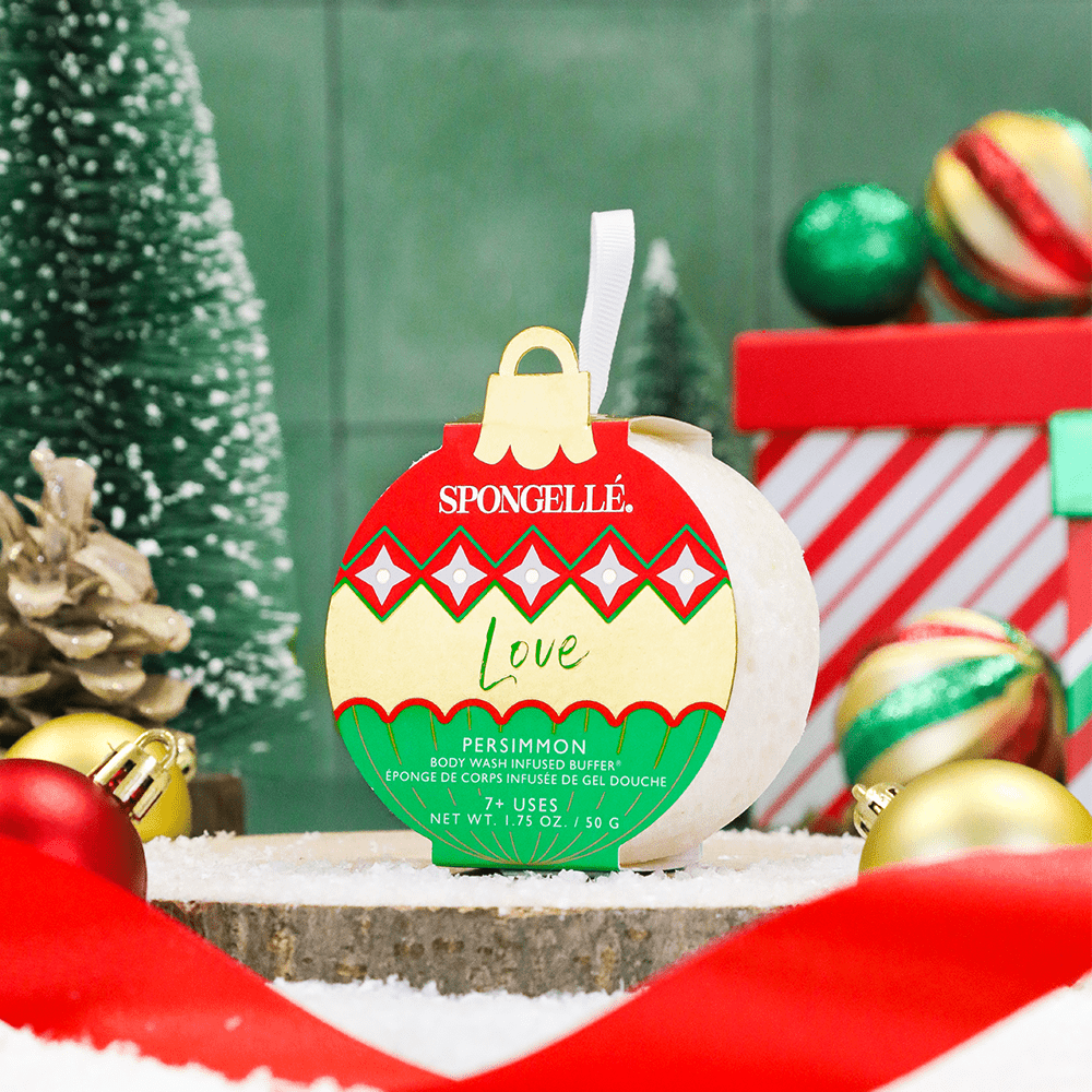 Spongellé Love - Persimmon | Holiday Ornament