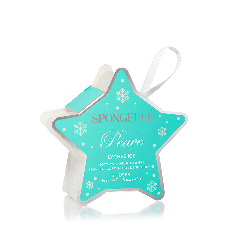 Spongellé Peace | Holiday Star Ornament